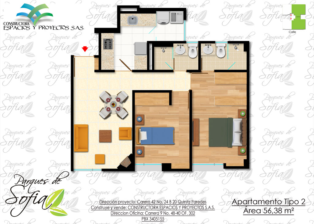 Parques de Sofia apartamento tipo 2