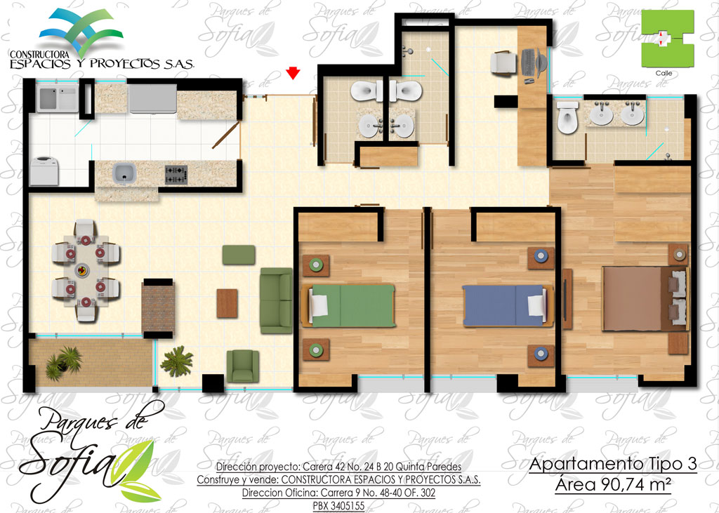 Parques de Sofia apartamento tipo 3